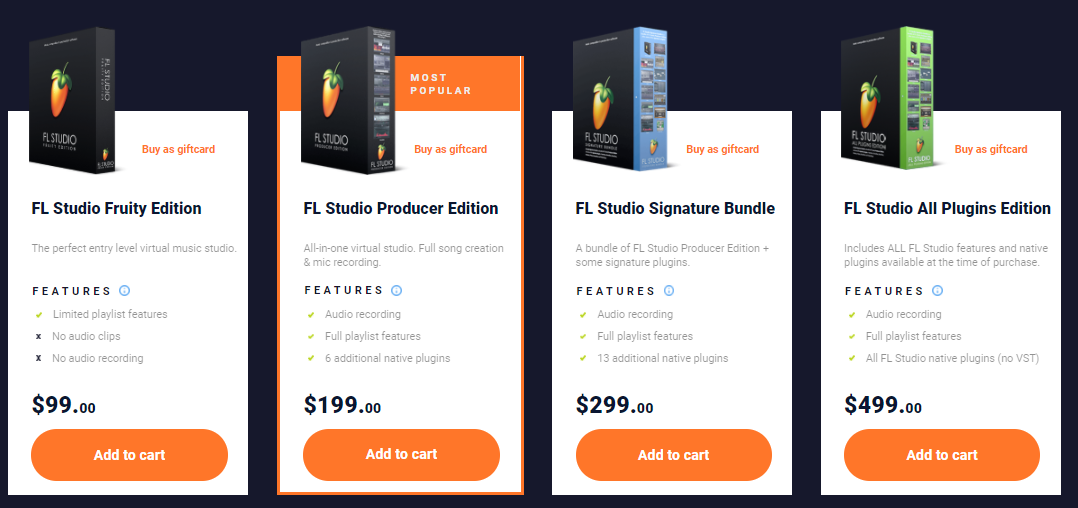 fl studio pricing