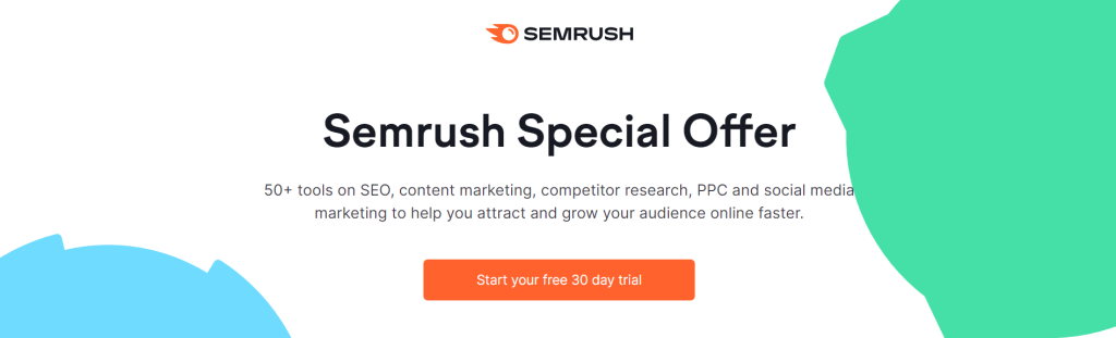 Semrush 30 Days Free Trial
