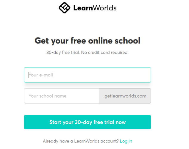  LearnWorlds Create an account