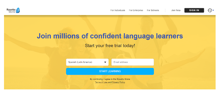  Rosetta Stone Free Trial - Official Page