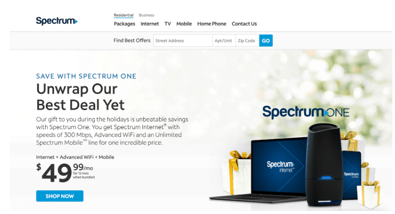 Spectrum official website